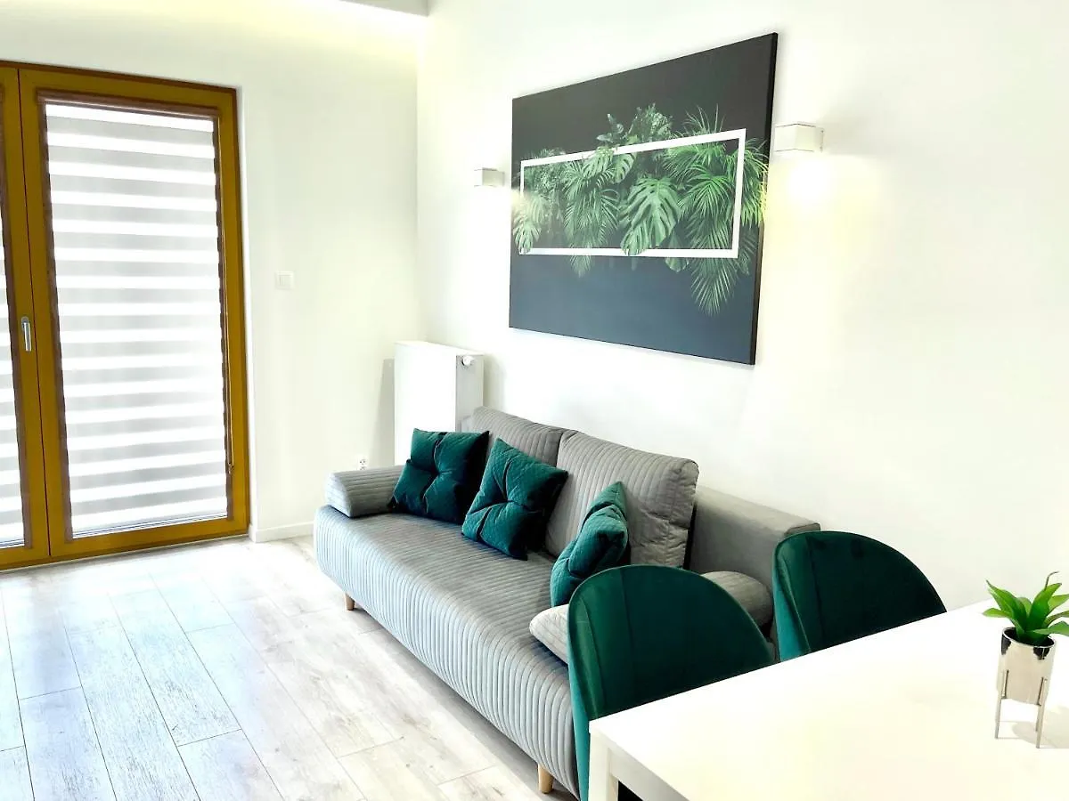 Modern Green Apartment Cracovie Pologne